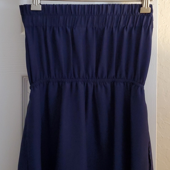 Mimi Chica Navy Strapless Dress - Picture 5 of 9